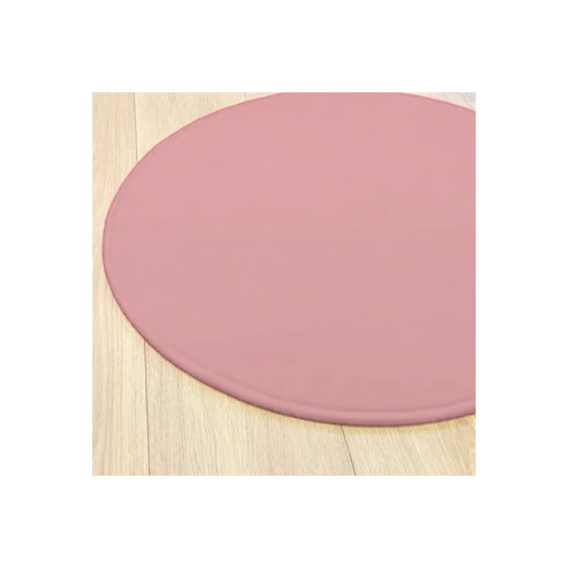 Tapis sur Mesure Rond rose poudré gamme Modena chambre