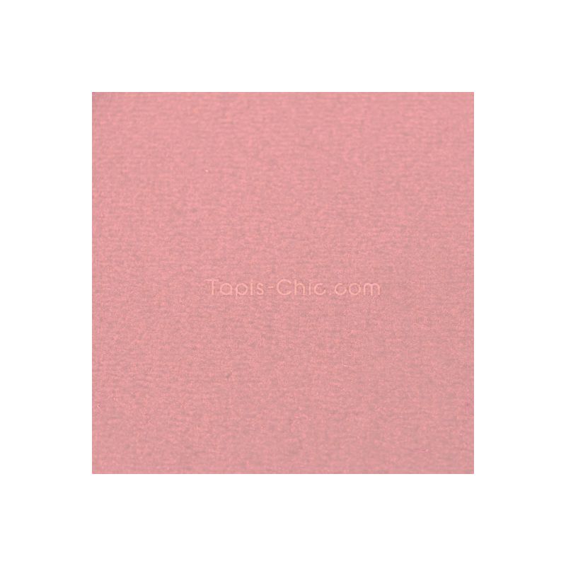 Tapis sur Mesure Rond rose poudré gamme Modena detail matiere