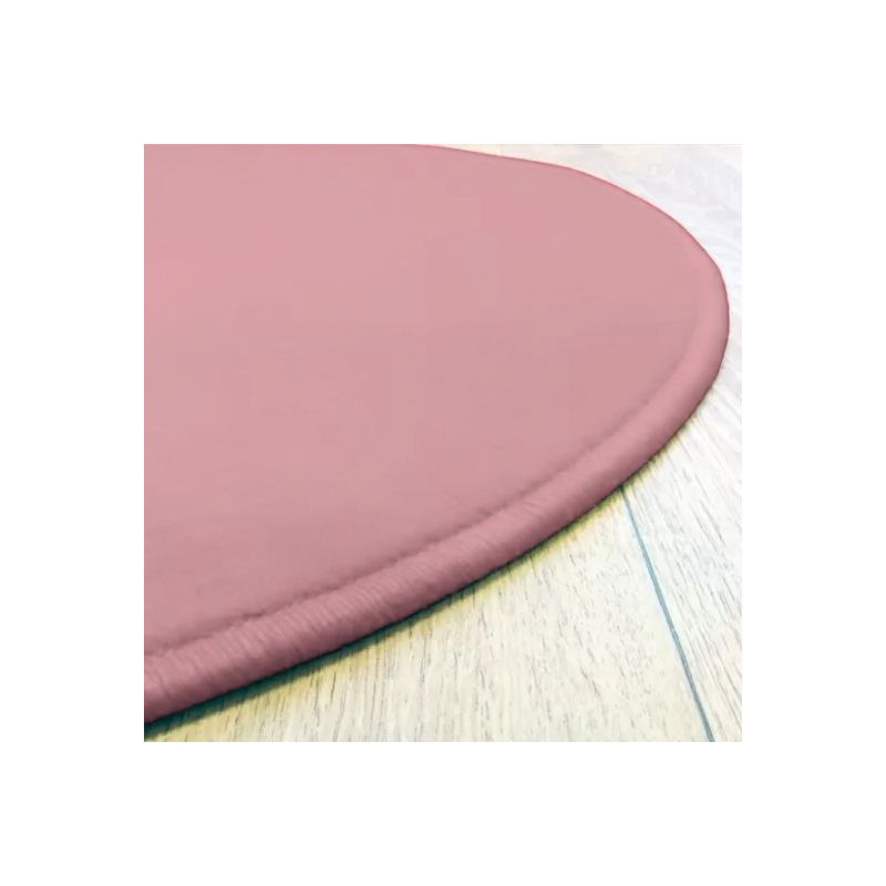 Tapis sur Mesure Rond rose poudré gamme Modena surjet