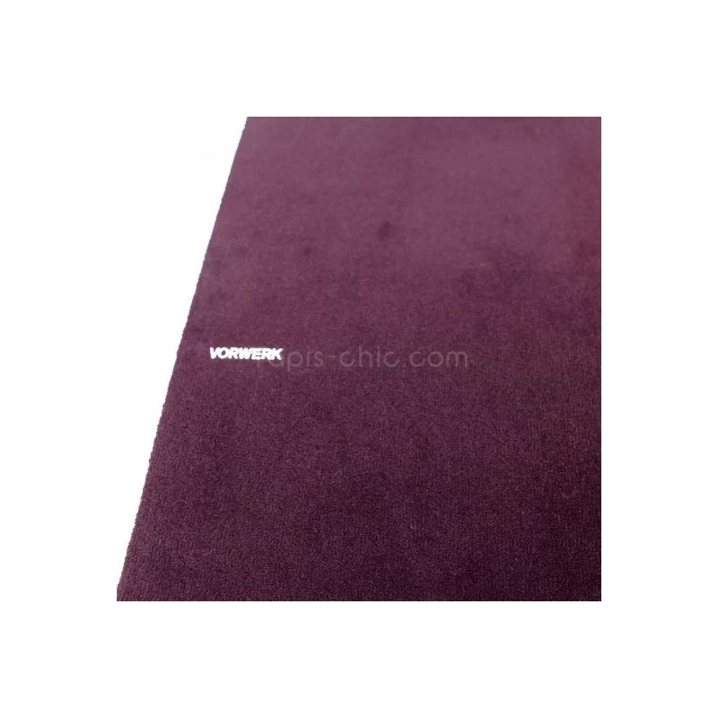 Tapis sur Mesure Rond Prune gamme Modena bordure