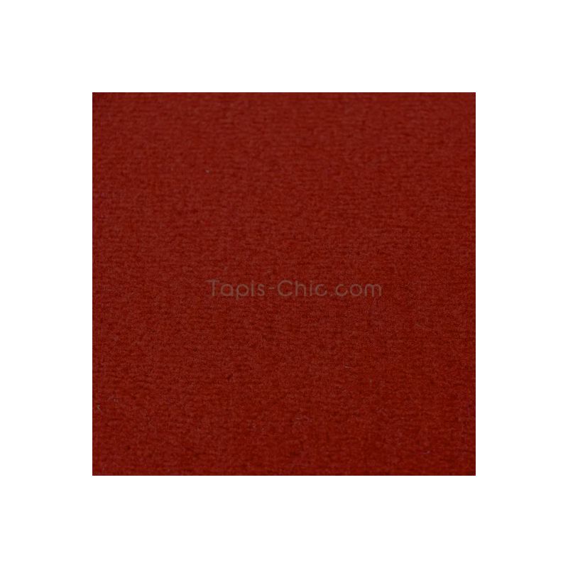 Tapis sur Mesure rectangulaire ou carré Modena Bordeaux detail matiere