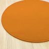 Tapis sur Mesure Rond Orange gamme Modena salon