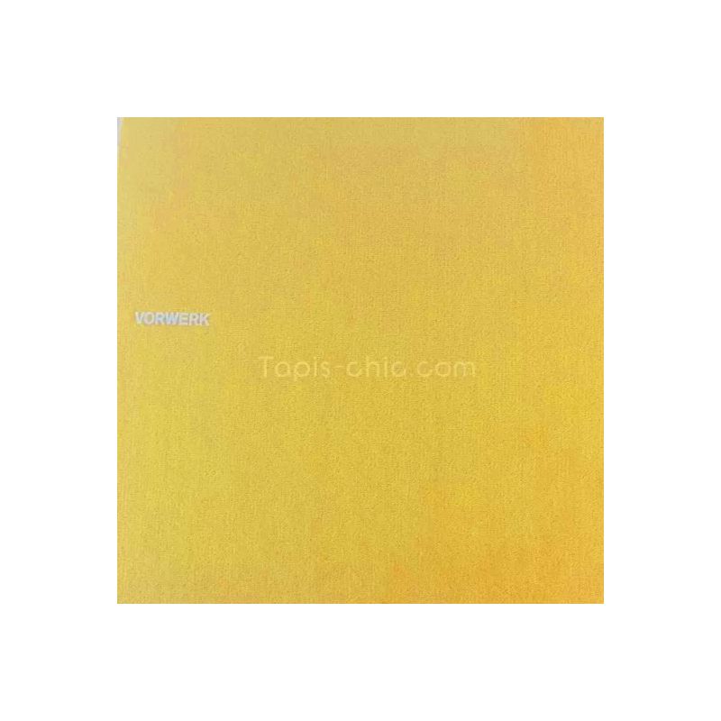 Tapis sur Mesure Rond Jaune gamme Modena detail matiere