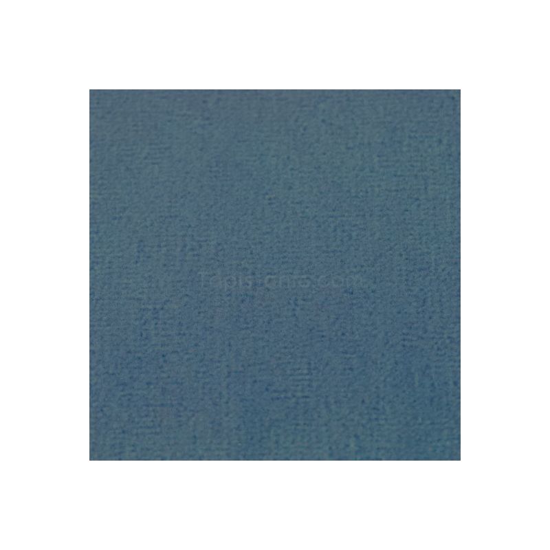 Tapis sur Mesure Rond Bleu gamme Modena detail matiere