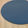 Tapis sur Mesure Rond Bleu gamme Modena salon
