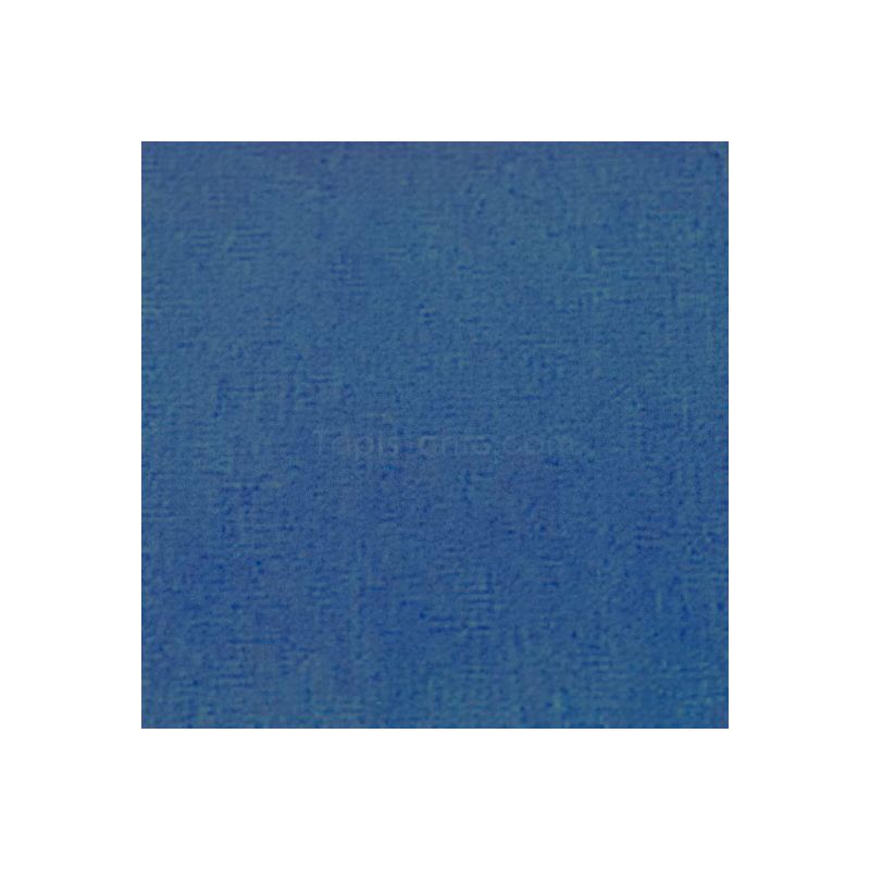 Tapis sur Mesure Rond Bleu gamme Modena detail matiere