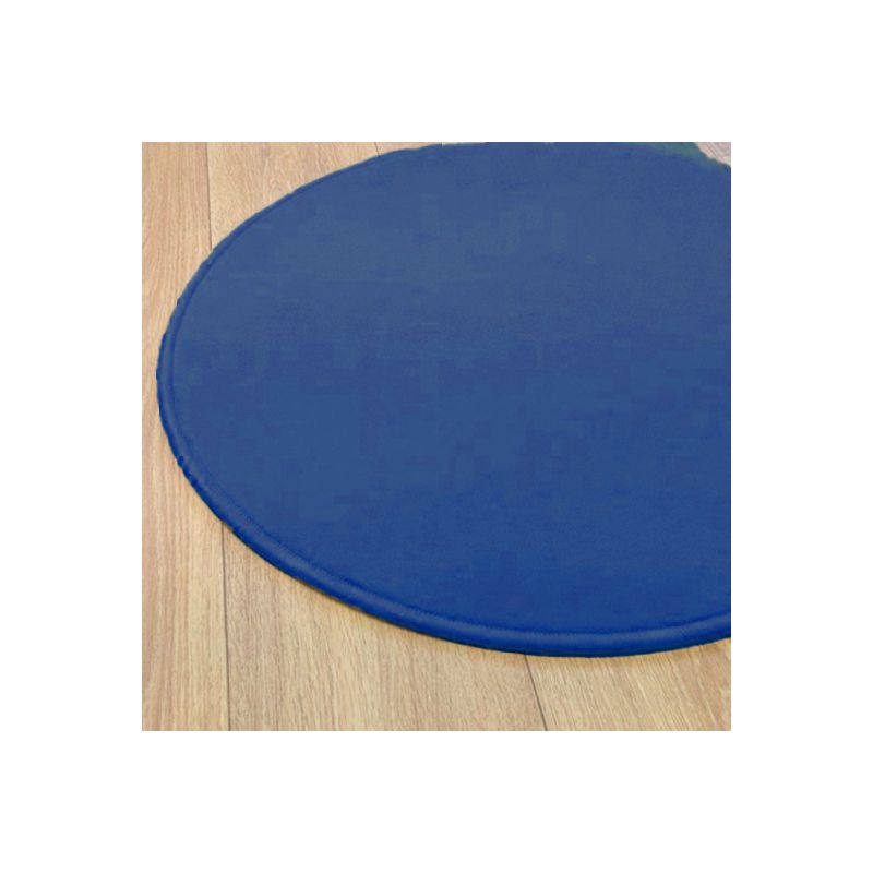 Tapis sur Mesure Rond Bleu gamme Modena salon