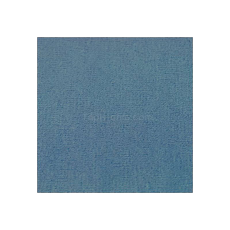 Tapis sur Mesure Rond Bleu ciel gamme Modena detail matiere