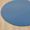 Tapis sur Mesure Rond Bleu ciel gamme Modena salon