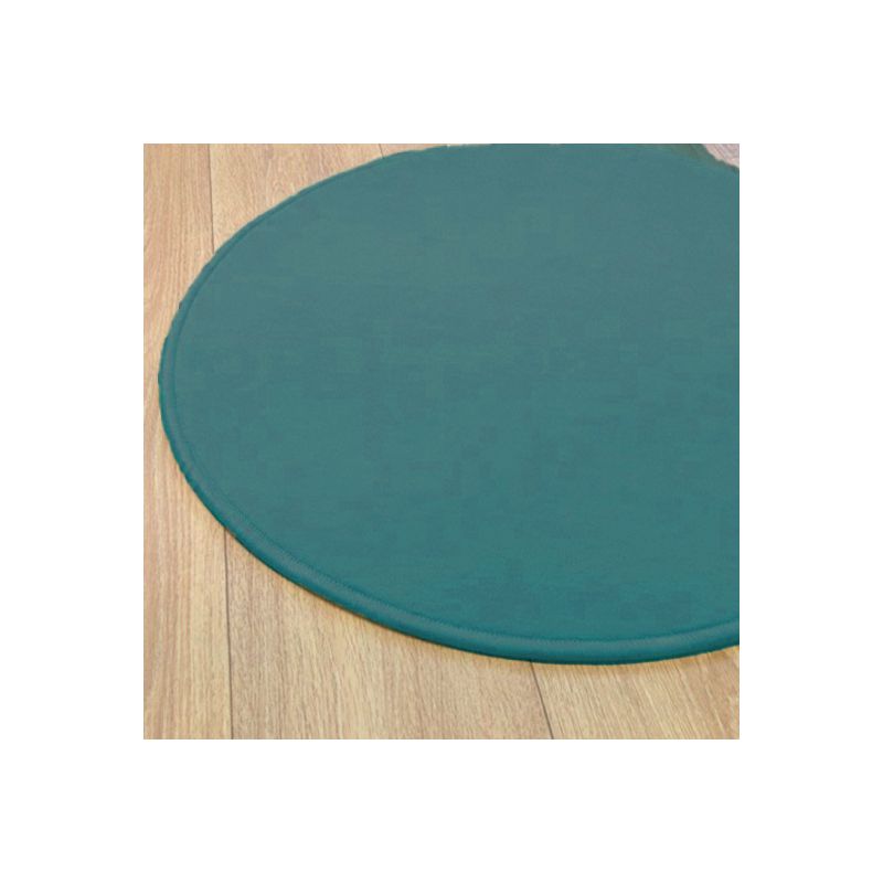 Tapis sur Mesure Rond Bleu Teal gamme Modena salon