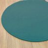 Tapis sur Mesure Rond Bleu Teal gamme Modena salon
