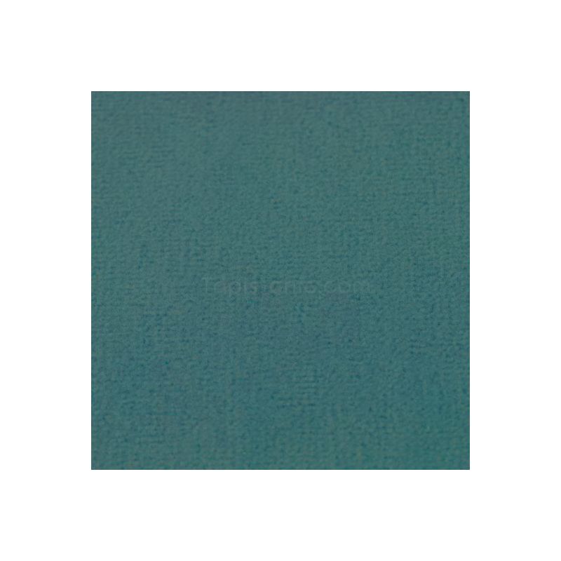 Tapis sur Mesure Rond Bleu Teal gamme Modena detail matiere
