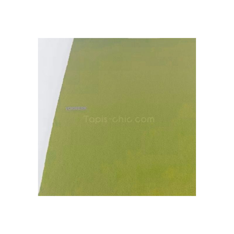 Tapis sur Mesure Rond Vert Anis gamme Modena bordure