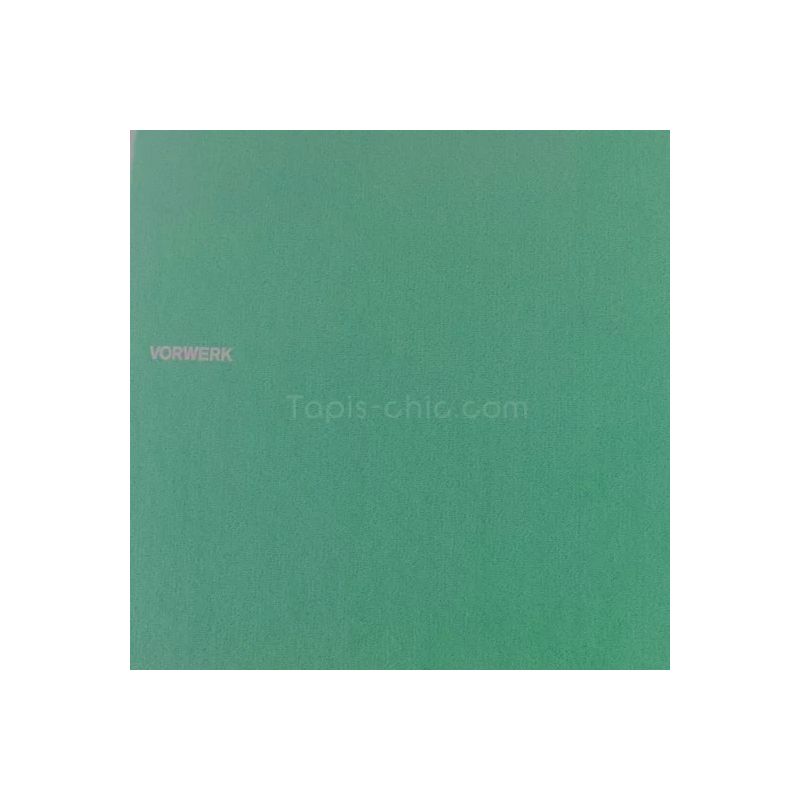 Tapis sur Mesure Rond Vert Sauge gamme Modena detail matiere