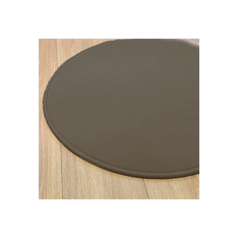 Tapis sur Mesure Rond Marron Café gamme Modena salon