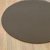 Tapis sur Mesure Rond Marron Café gamme Modena salon