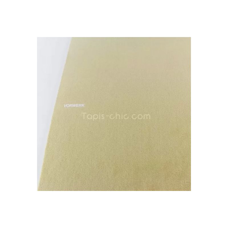 Tapis sur Mesure Rond Beige gamme Modena detail bordure