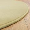 Tapis sur Mesure Rond Beige gamme Modena surjet