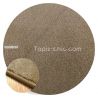 Tapis sur mesure Rond haut de gamme Lyrica Taupe
