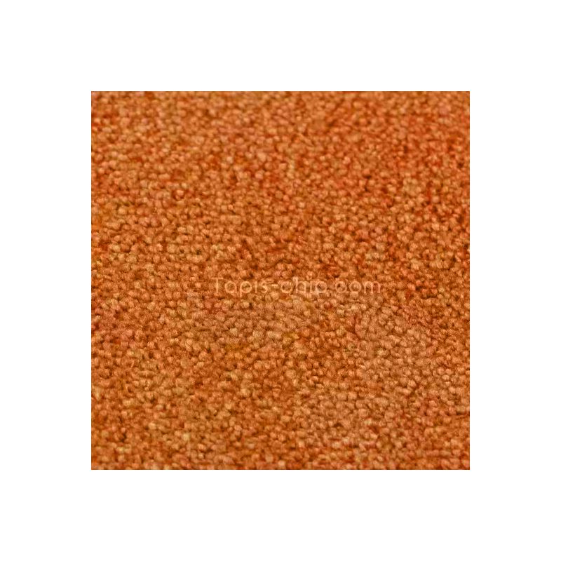 Tapis sur mesure Rond haut de gamme Lyrica Orange detail matiere
