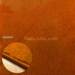 Tapis sur mesure Rectangulaire ou carré gamme Lyrica Orange Rouille