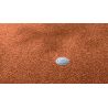Tapis sur mesure Rond haut de gamme Lyrica Orange Rouille detail couleur
