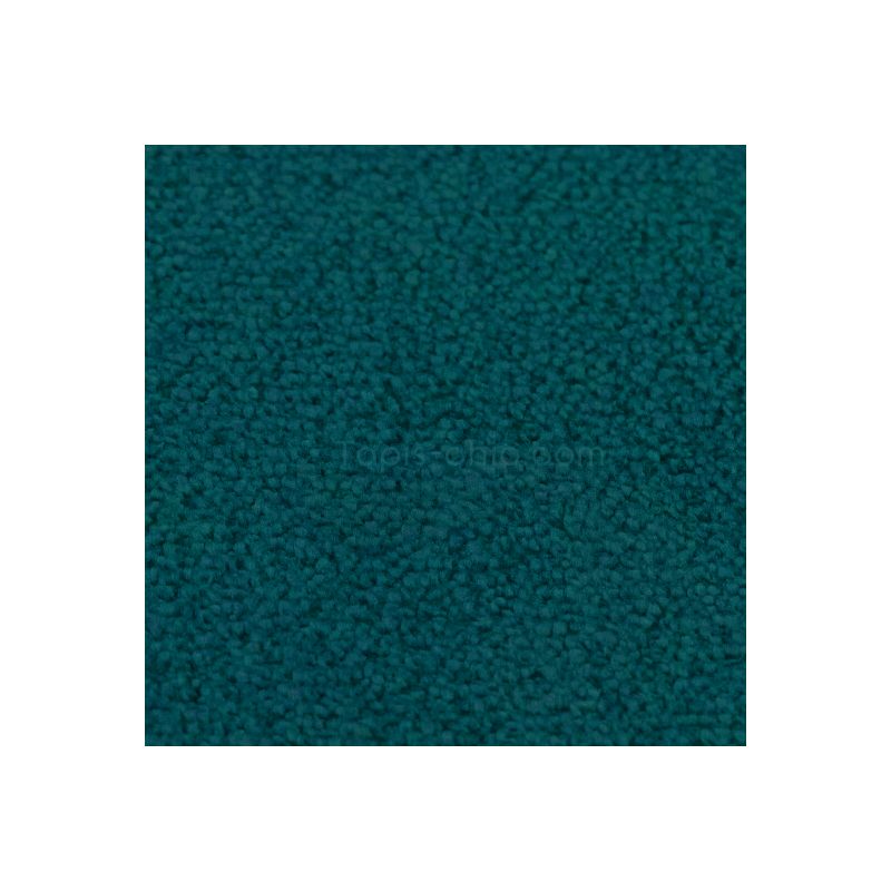 Tapis sur mesure Rectangulaire ou carré gamme Lyrica Bleu Canard detail couleur