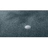 Tapis sur mesure Rond haut de gamme Lyrica Bleu Canard detail couleur