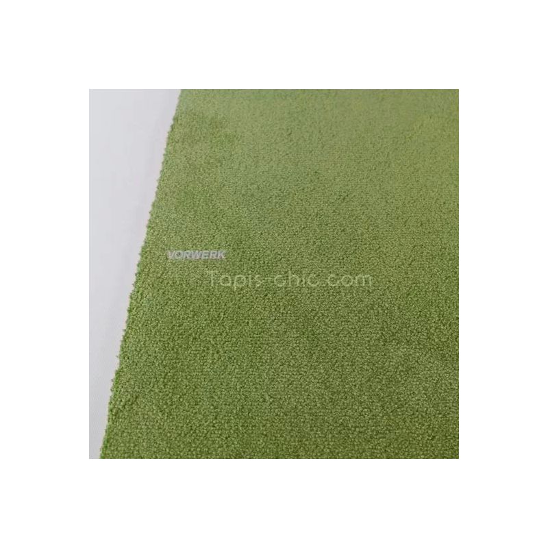 Tapis sur mesure Rectangulaire ou carré gamme Lyrica Vert bordure
