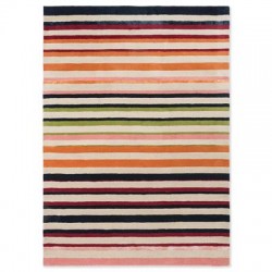 Tapis en laine formes géométriques multicolore Calla Grenade Clémentine