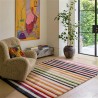 Tapis en laine formes géométriques multicolore Calla Grenade Clémentine