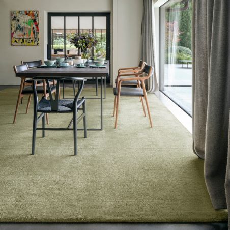 Tapis sur-mesure écoresponsable EUDOTHEA Vert mousse Tapis sur-mesure écoresponsable EUDOTHEA Vert mousse