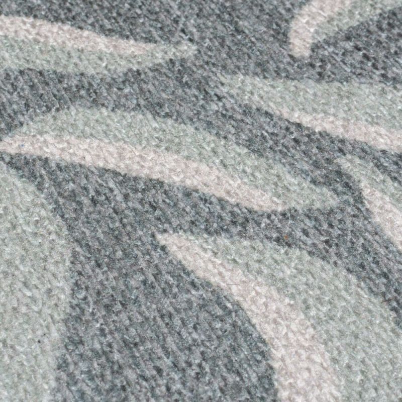 Tapis couloir lavable machine Leaves Green