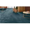 Tapis sur Mesure Rond Bleu Foncé gamme Safira ambiance