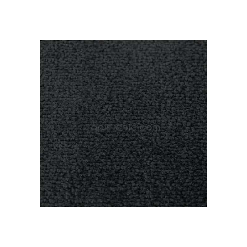 Tapis sur Mesure Noir gamme Safira detail matiere