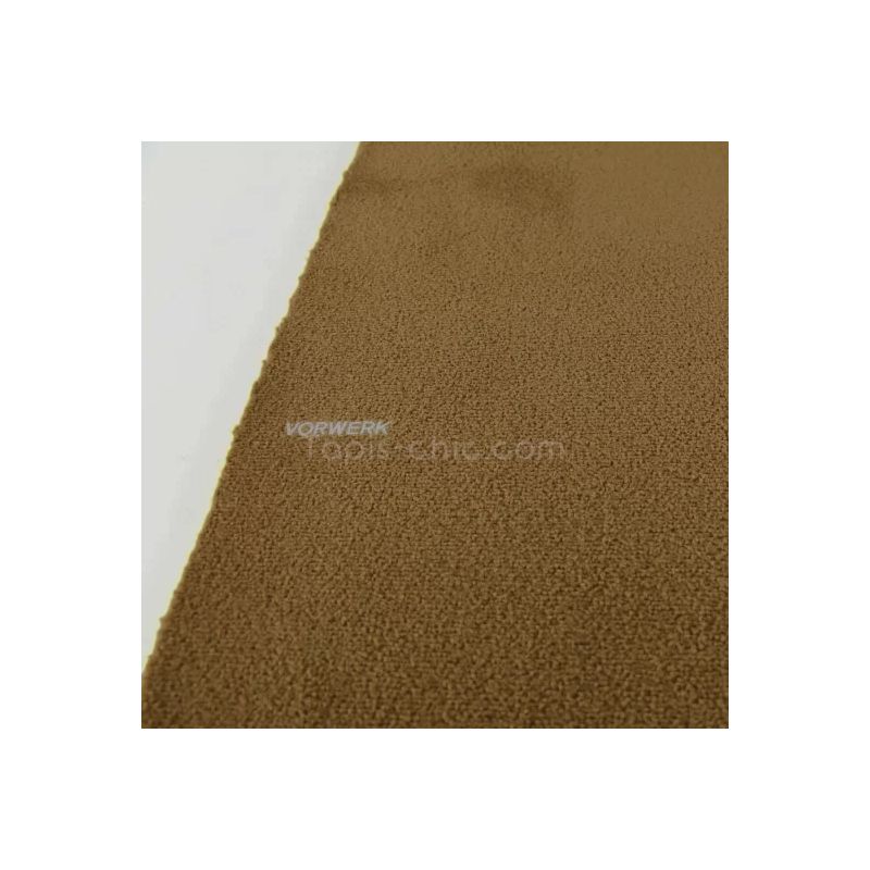 Tapis sur Mesure Marron Claire gamme Safira bordure