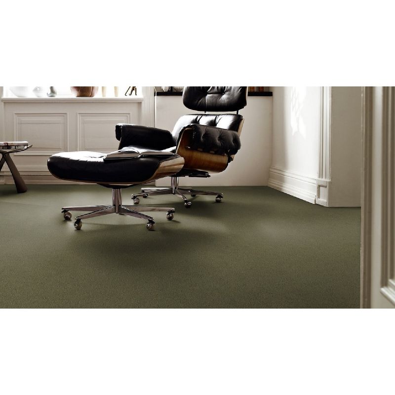Tapis sur Mesure Vert Kaki gamme Safira bureau
