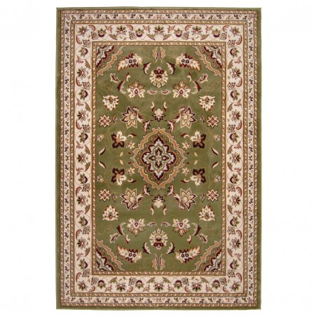 Tapis de salon à motifs persans vert Sherborne Tapis de salon à motifs persans vert Sherborne
