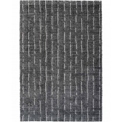 Tapis de salon Masai Noir et Blanc