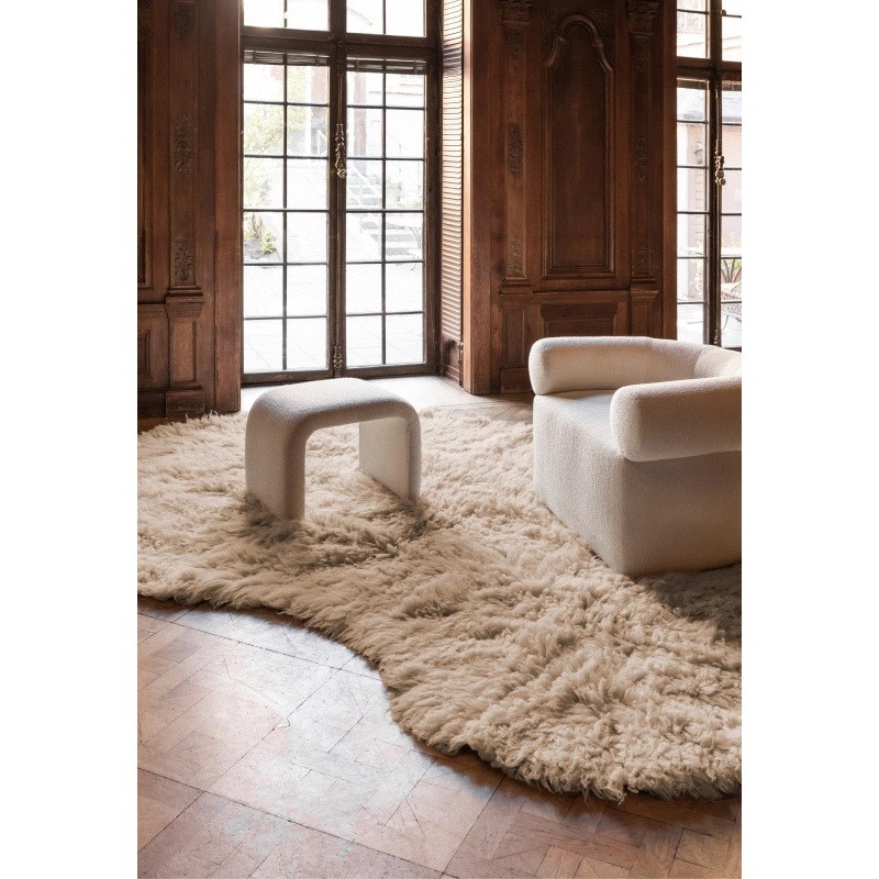 Tapis de salon laine Residue Shaggy