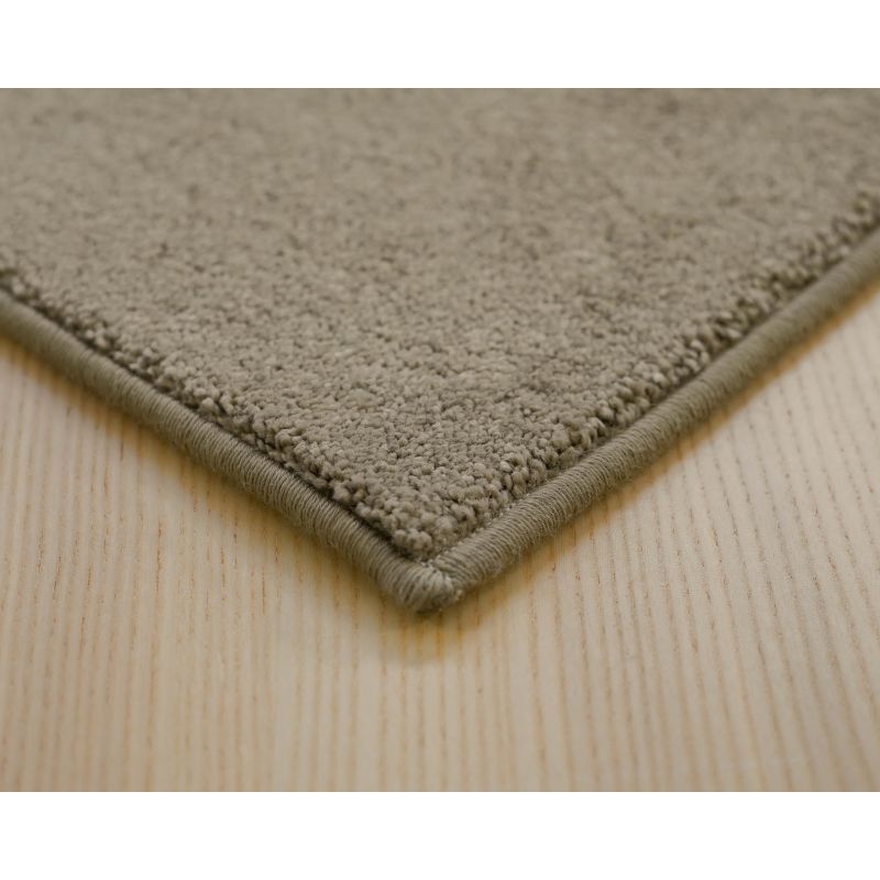 Tapis sur Mesure Rond Caramel Belgrado angle