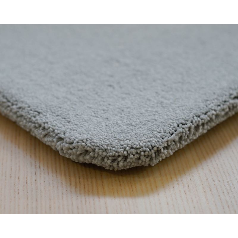 Tapis sur Mesure rectangulaire ou carré Gris Belgrado angle