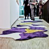 Dalle de tapis design modulable Scale Living forme Bloom par Vorwerk Dalle de tapis design modulable Scale Living forme Bloom par Vorwerk