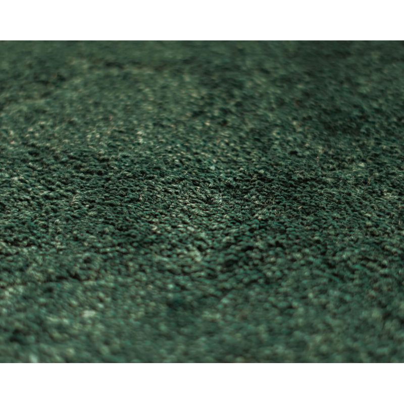 Tapis sur Mesure Rond Vert Kiev texture