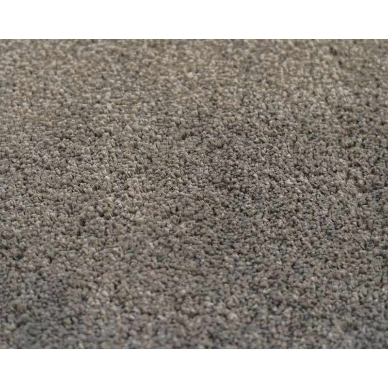 Tapis sur Mesure Rond Taupe Kiev texture