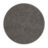 Tapis sur Mesure Rond Taupe Kiev