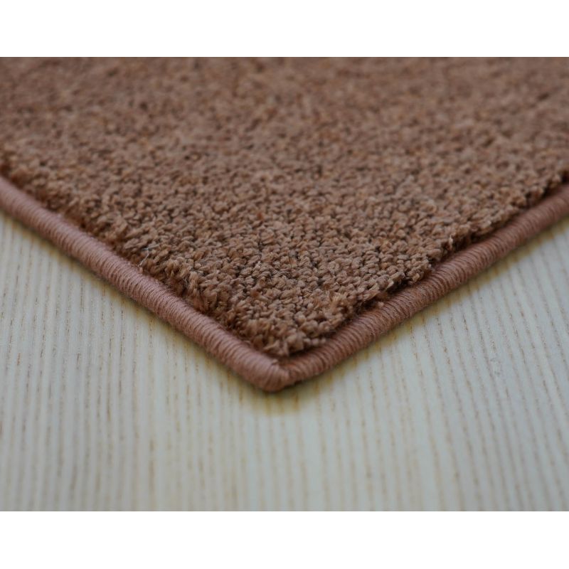 Tapis sur Mesure rectangulaire ou carré Rouille Santiago surjet