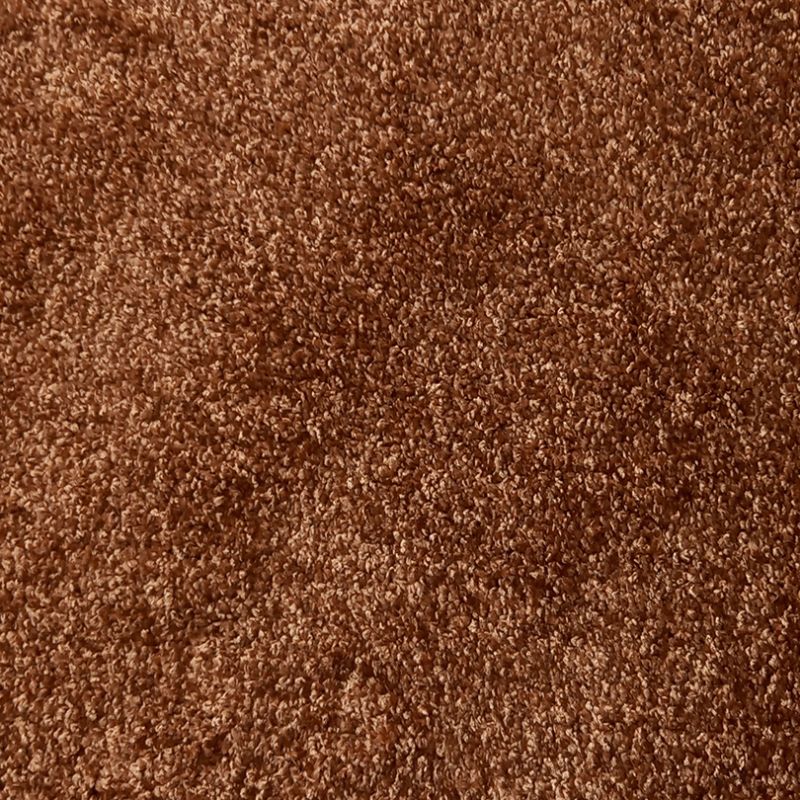 Tapis sur Mesure Rond Rouille Santiago couleur
