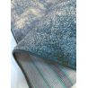 Tapis sur Mesure rectangulaire ou carré Bleu Budapeste texture