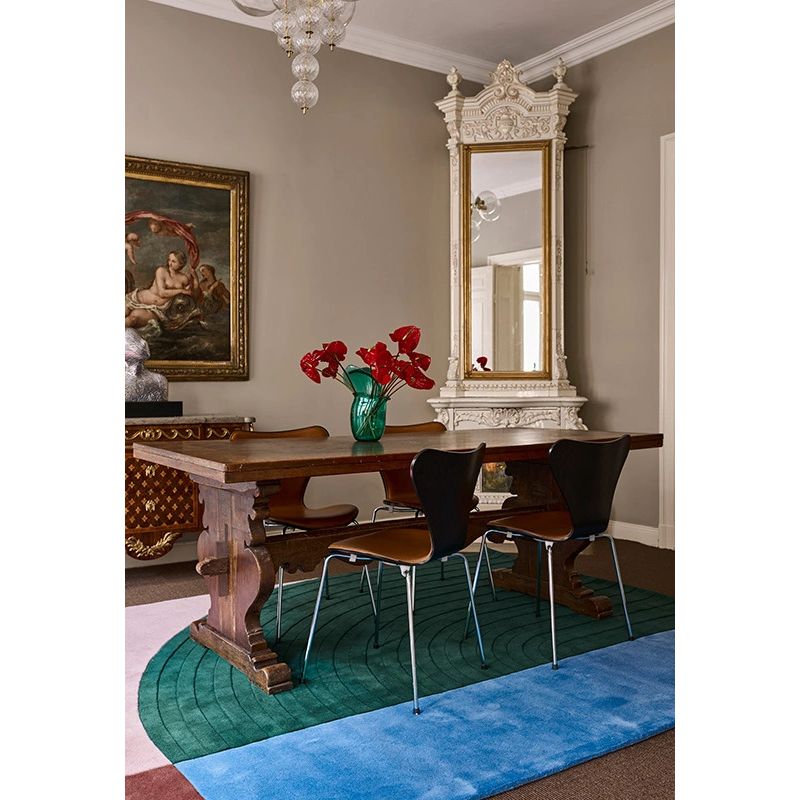 copy of Tapis prestige laine multicolore Follow the Trace